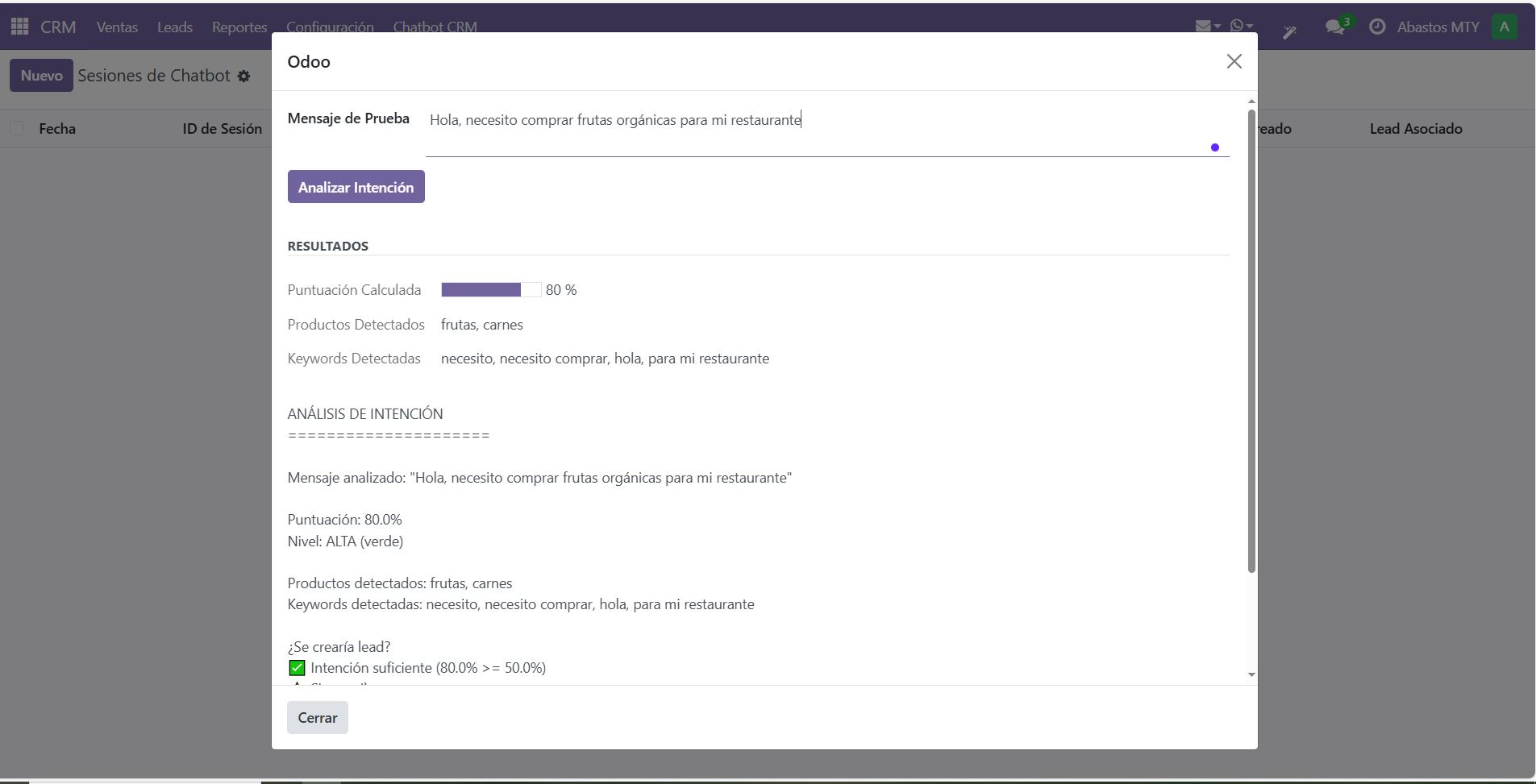Chatbot CRM Integration